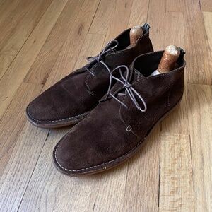 Cole Haan x Todd Snyder Chestnut Brown Suede Chukka Desert Boots Men’s Sz 10.5